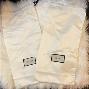 Gucci Satin shoe Dust Bags